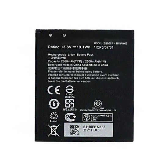 Bateria B11P1602 para Asus Zenfone Go/ZB500KL Bateria B11P1602 para Asus Zenfone Go/ZB500KL